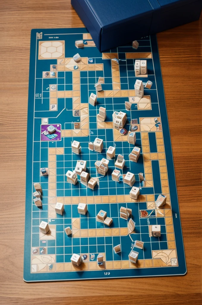 Make me a board game board that has to do with bacteriophages and with certain spaces in which they fall and have to grab a card and answer questions 