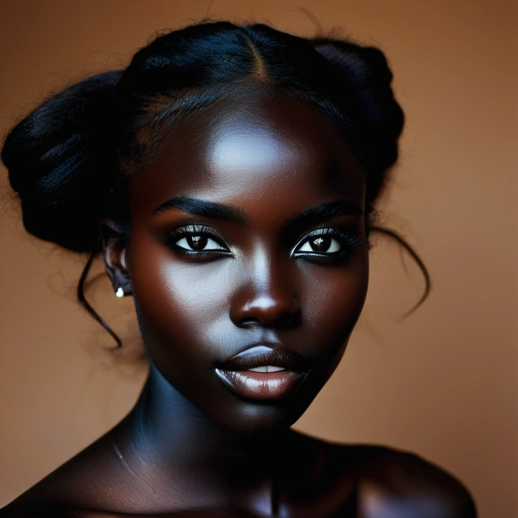 1 girl, dark skinned, photography