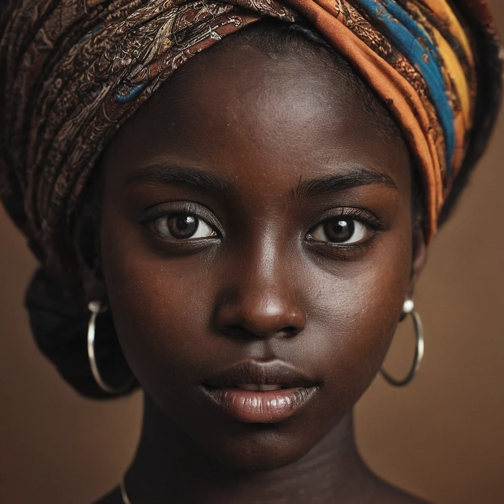 1girl, dark skinned, photography, highly detailed