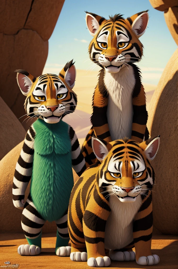 Characters from the movie Madagascar 