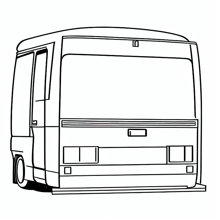a simple minimalist logo on the side of a vintage van, minimal design, clean lines, flat colors, bold typography, retro style, 80s aesthetic, matte finish, large bold text, sleek and modern, high contrast, visually striking, (best quality,4k,8k,highres,masterpiece:1.2),ultra-detailed,(realistic,photorealistic,photo-realistic:1.37)