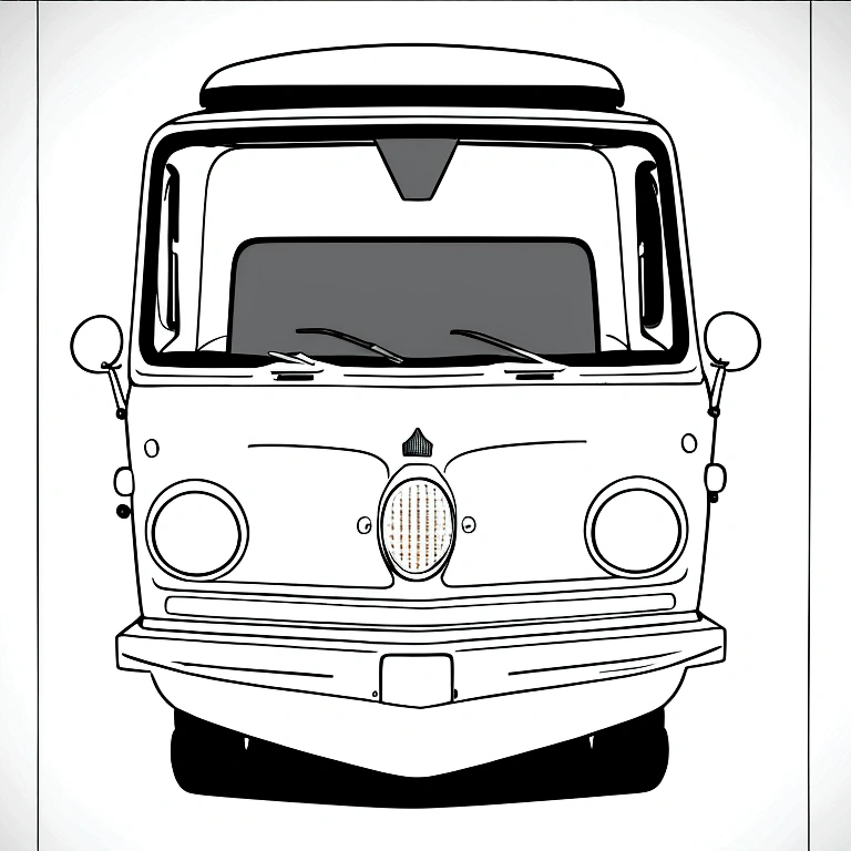 a simple minimalist logo on the side of a vintage van, minimal design, clean lines, flat colors, bold typography, retro style, 80s aesthetic, matte finish, large bold text, sleek and modern, high contrast, visually striking, (best quality,4k,8k,highres,masterpiece:1.2),ultra-detailed,(realistic,photorealistic,photo-realistic:1.37)