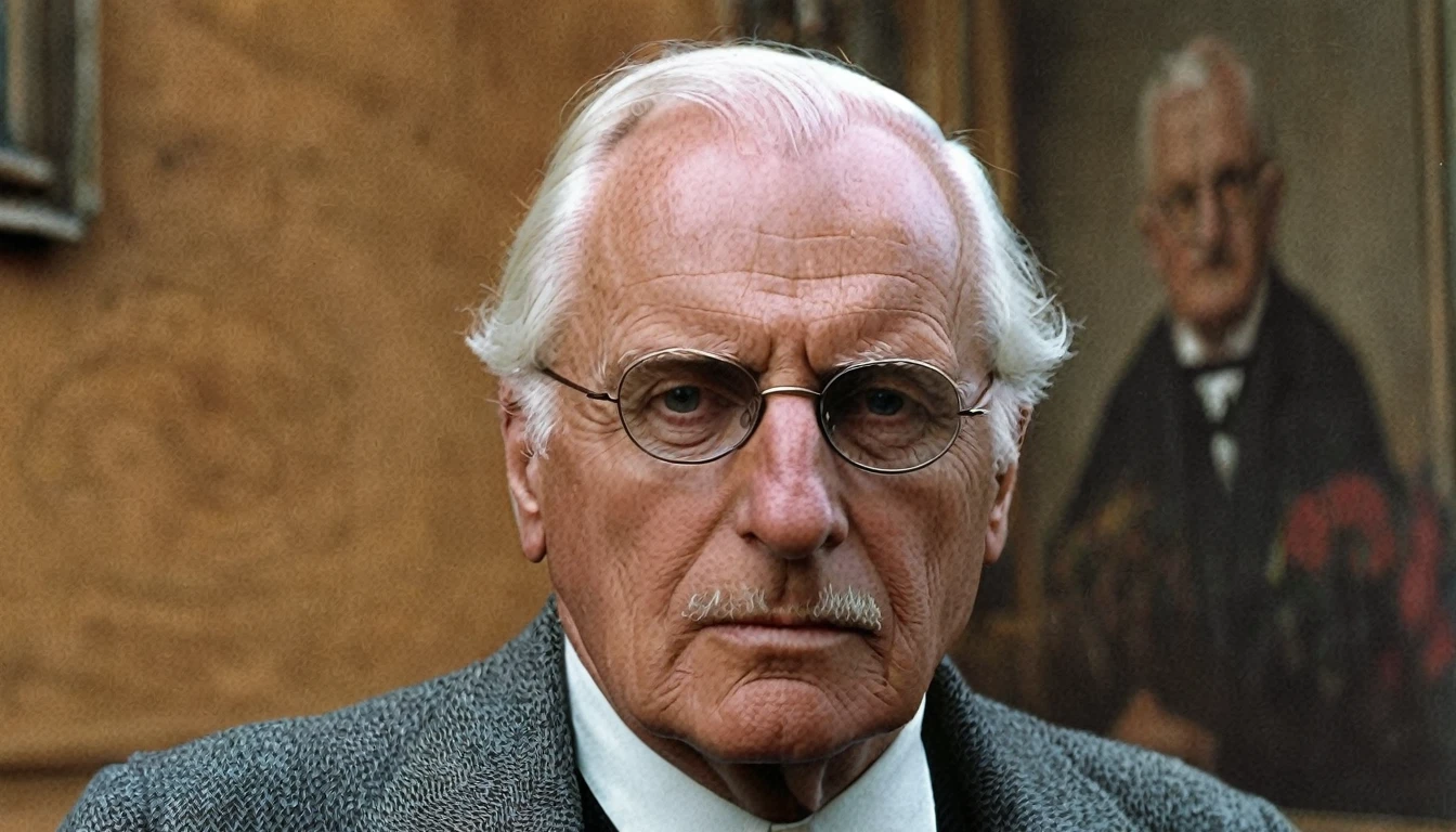 Carl Gustav Jung facing camera