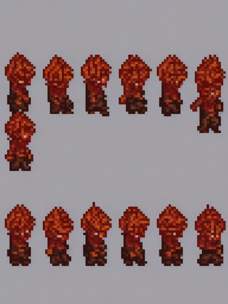 2d, pixel art, The Warrior is the front line of the group, wearing sturdy iron and leather armor, and wielding a broadsword and ornate shield. He excels in melee combat, using powerful strikes and defensive abilities such as Devastating Slash and Iron Wall to protect his allies and deal great damage to enemies.