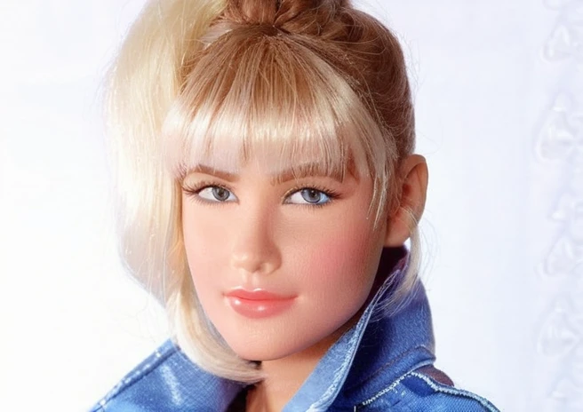 Realistic Barbie girl doll version 