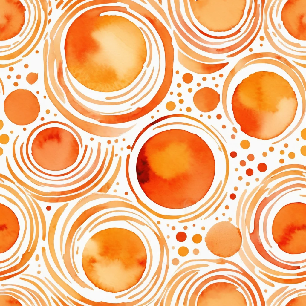An abstract pattern in watercolor design and colors.
A masterpiece of vector graphics,
Best quality and high resolution guaranteed,
Strong orange strokes merge,
A fascinating work of art, devoured, circular
