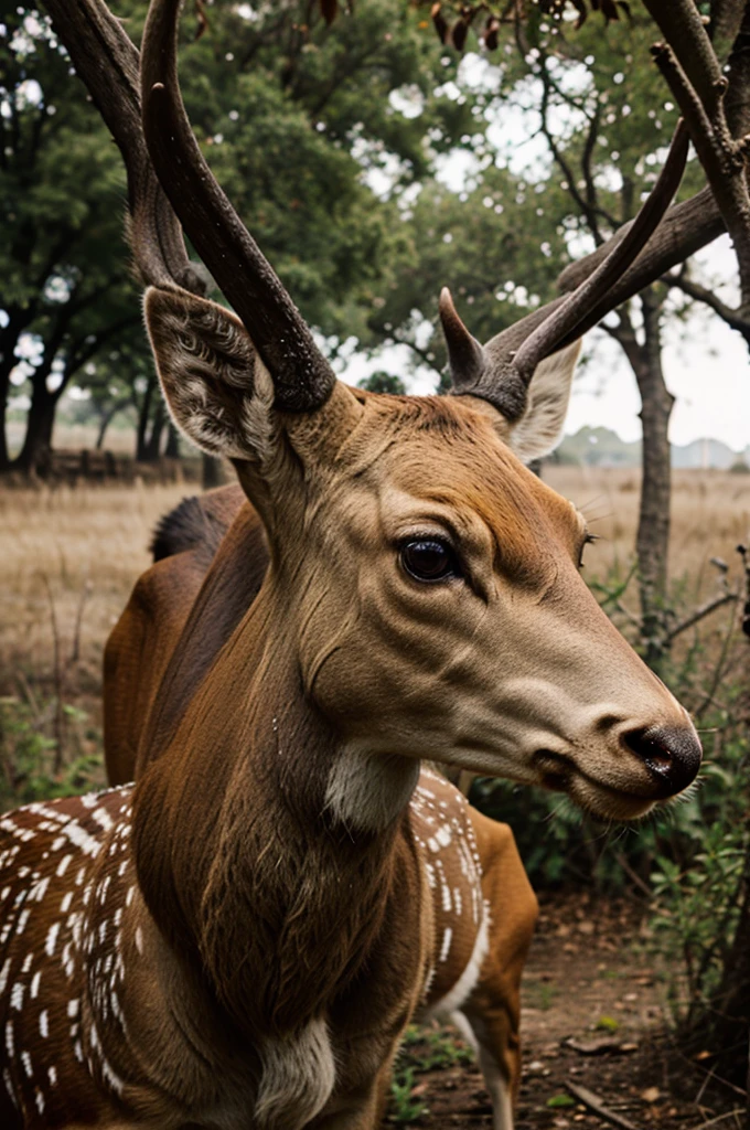 deer with three eyed