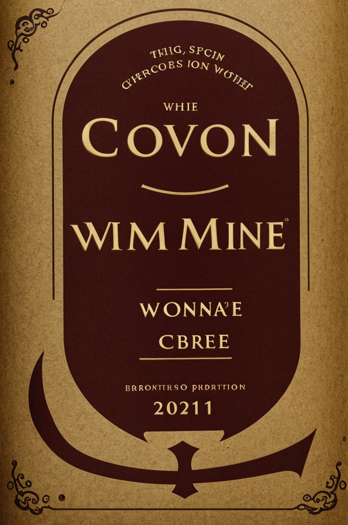 wine logo with the name sam