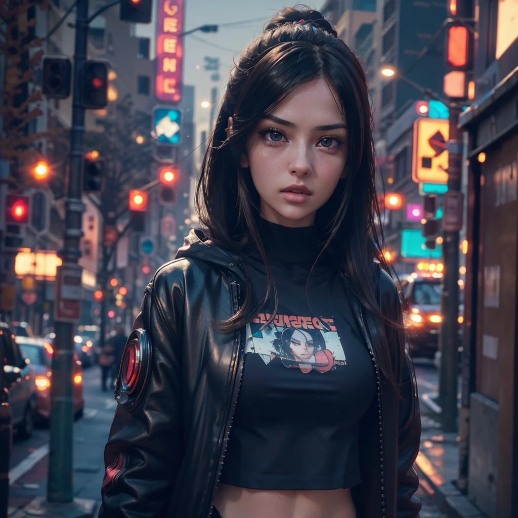 ((beautiful girl with cell phone in hand)) 4K 8K:: realistic::4 cyberpunk::1 --v 4 --quality 2  