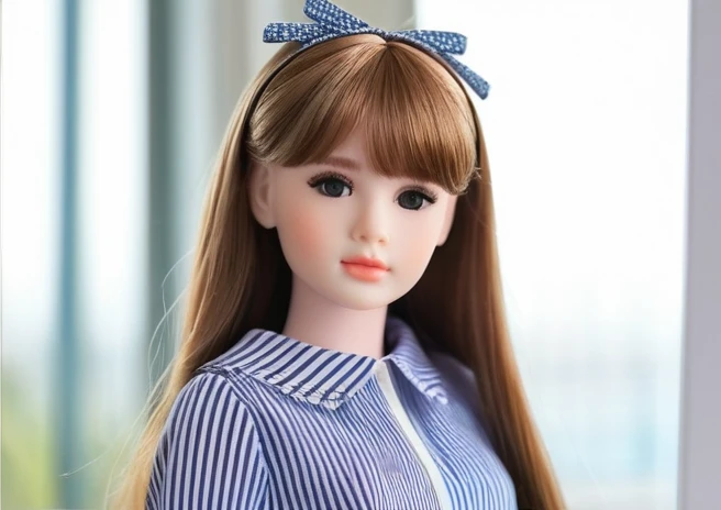 Barbie girl doll version realistic small ears 