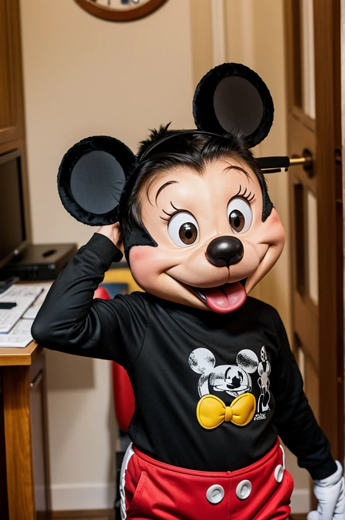 Micky mouse,blunt ,mouth