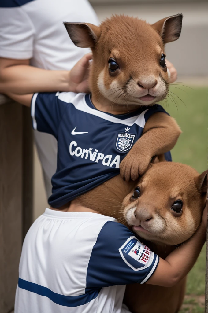 CAPIVARA WITH THE SAD CORINTHIANS SHIRT

