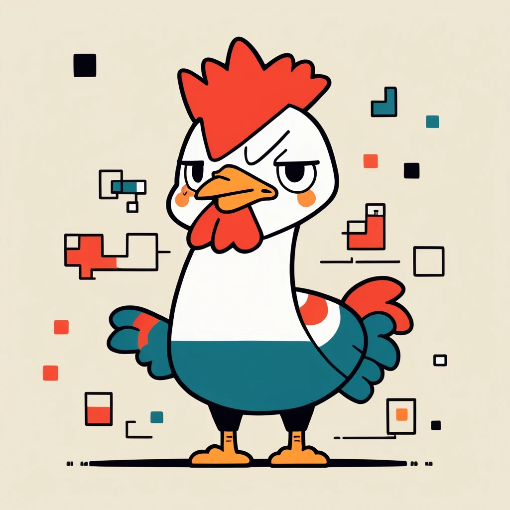 cute little rooster