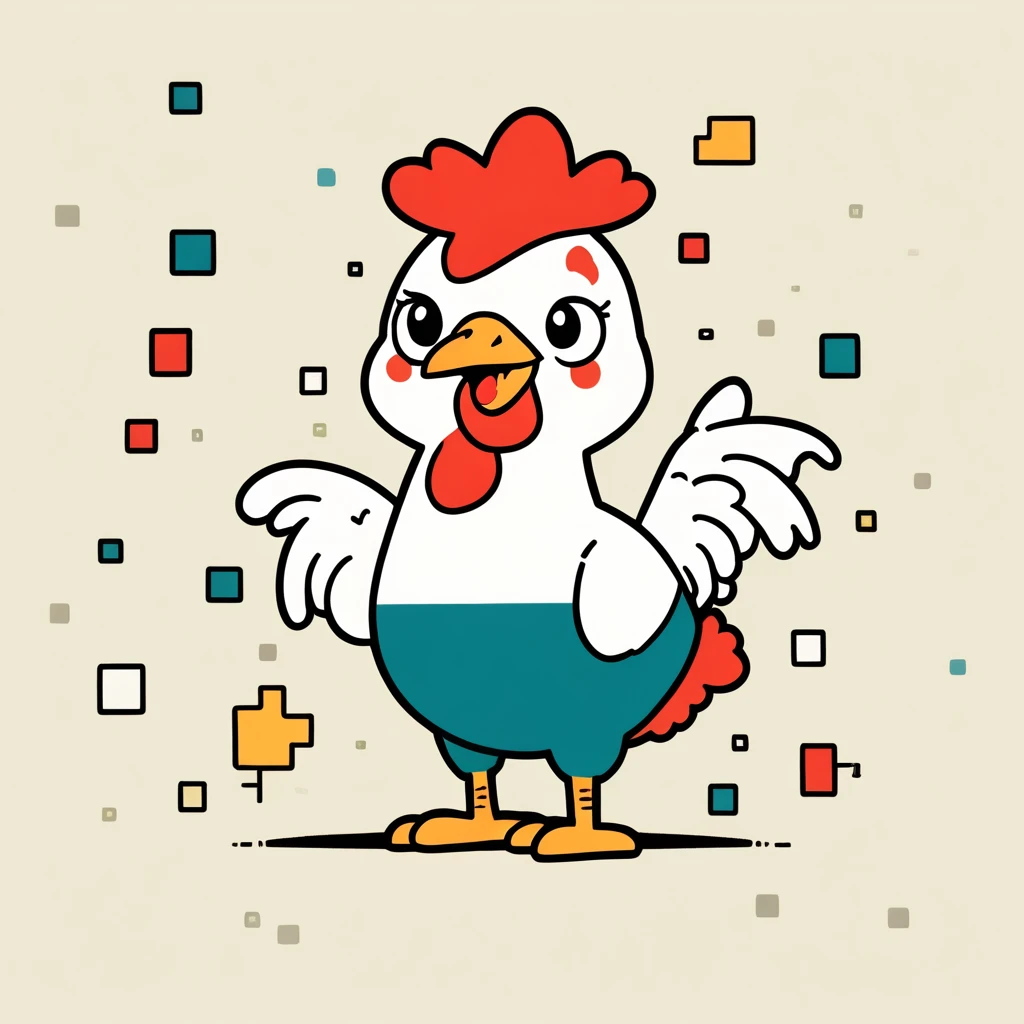 cute little rooster