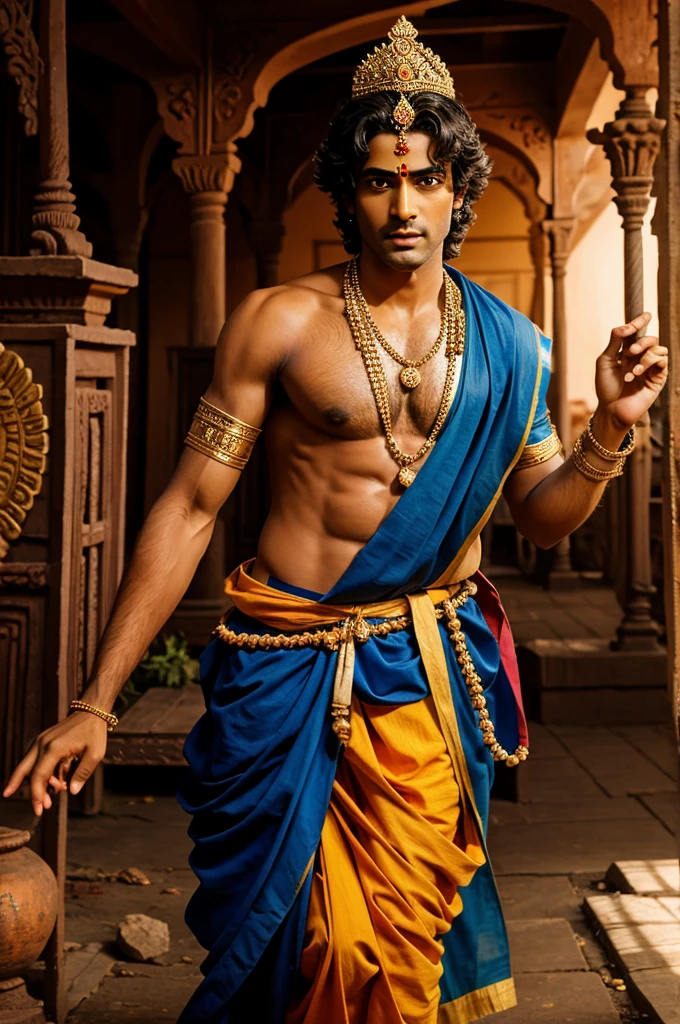 Sri Krishna in war