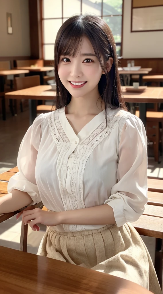 Professional Lighting,(Realistic:1.4), (Top image quality:1.0), (超High resolution:1.0), 8K, Raw photography, (masterpiece:0.2), (Dealing with the Children_v1:0.5)、(highest quality Detail:1.2)、Realistic、8K Ultra HD、High resolution、(1 Girl:1.2)、Super detailed、High quality textures、Intricate details、detailed、Very detailed CG、High quality shadows、detailed Beautiful and delicate face、Beautiful details and a delicate eye、(Symmetrical eyes:1.2),Written boundary depth、Ray Tracing,1 Girl, Japanese Girls, (Natural smile:1.4),Cute things, ,whole body,Clear,Cafe Date,Long skirt,Rendered in a Realistic style with great attention to detail, High resolution images.Sky Porn, Magic Hour, (Realistic:1.3), finely, quality, (Tabletop:1.2), (Realistic:1.2), (highest quality), (複雑なdetailed), dramatic, Ray Tracing, photograph, +roller