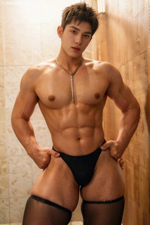  ((only boy , only male, unrealistic wide hips)) ,  unrealistic wide pelvis ,  sexy , nsfw ,  eroticism , hips , thighs ,  full length shot(fls) ,((( skindentation , stocking))), (gay , gay focus) , 
