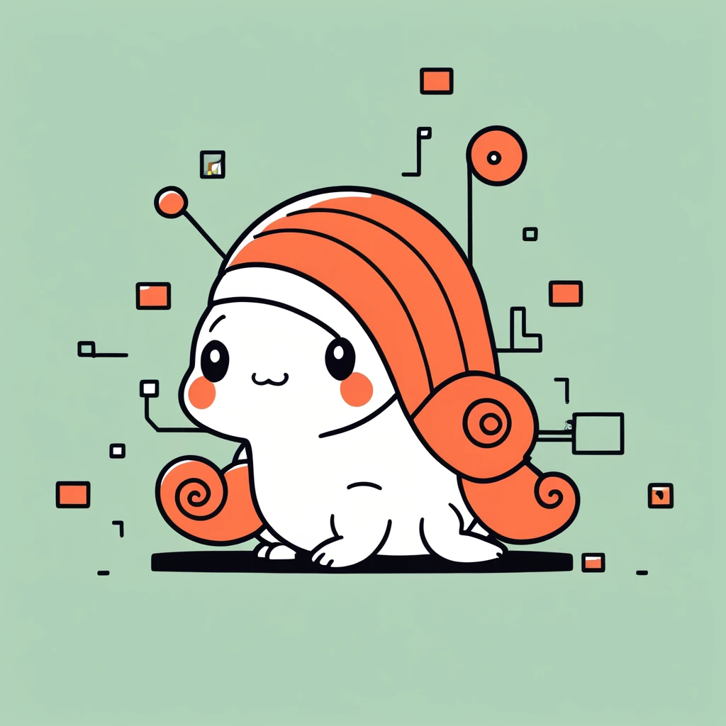 cute little snail