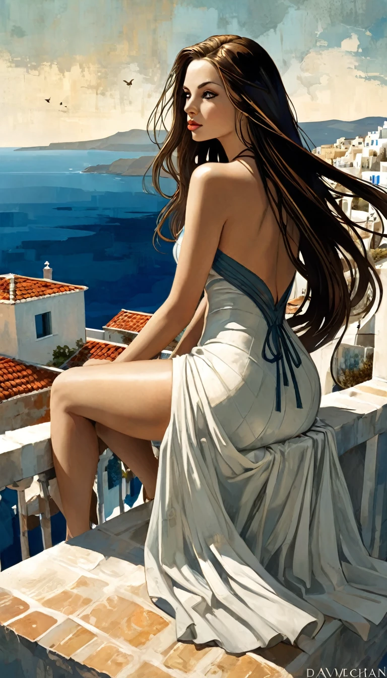 (photorealism:1.2), beautiful japan woman, back to the sea, looking at the
sea,four-legged seat, towards us,, naked with huge boobs and huge ass, long
curly hair, outdoors, natural lighting, sexy pose,look like a manga
intricate details, by Greg Rutkowski, by Alphonse Mucha