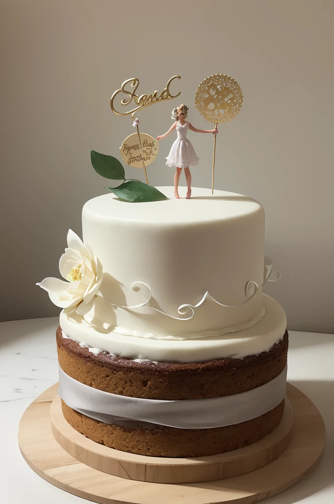 I wanted art to wrap a cake topper