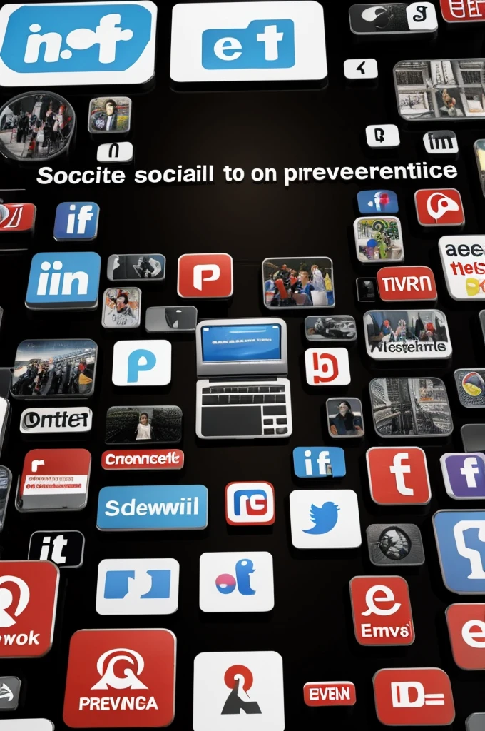 Sent by you:
Create 10 images referring to the use of social networks, proper use, consequences of misuse and prevention.