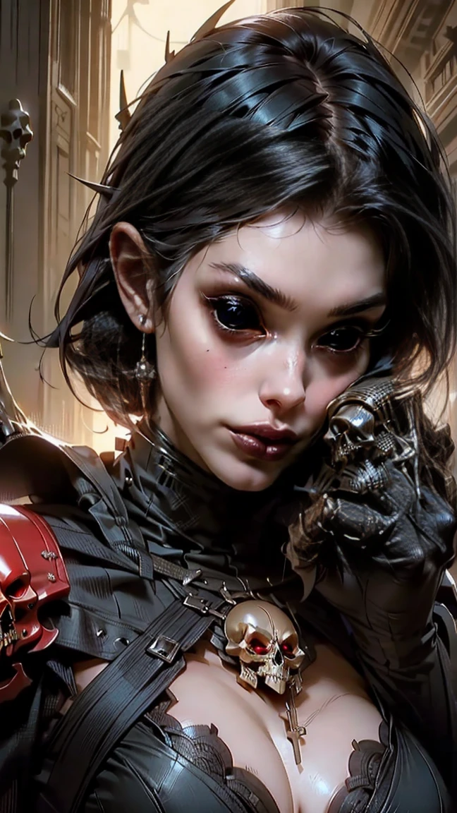 Megan fox as female carnage/witchblade, (red carnage witchblade muscular physique:1.25), (carnage/witchblade anatomy:1.25), (cybernetic tentacles extending from head:1.25), (mouth wide open, carnage style), (perfect hands with witchblade claws:1.26), Realistic, Very detailed face and eyes, (masterpiece:1.1), (best quality:1.1), (beautiful girl face:1.45)