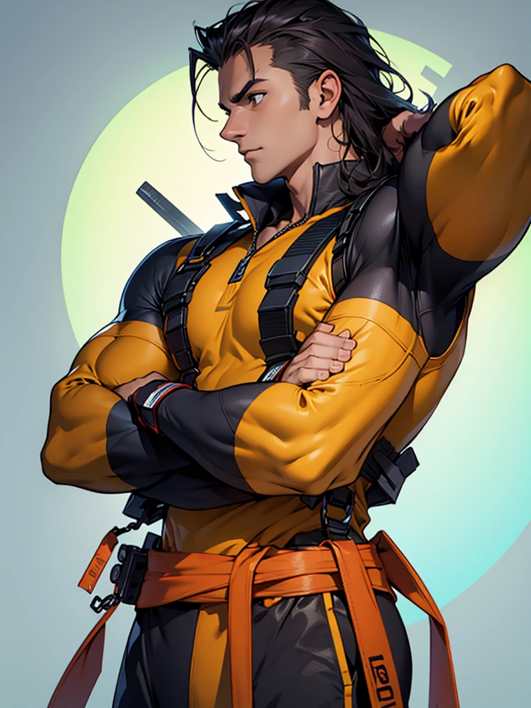 Profile photo of man posing with his arms clasped towards the camera