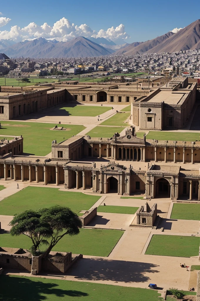  school in the viceroyalty of Peru Outside complete 
