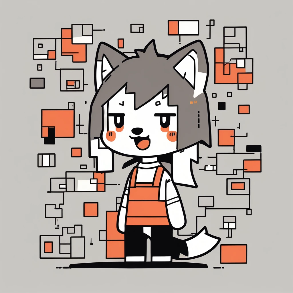 cute little wolf