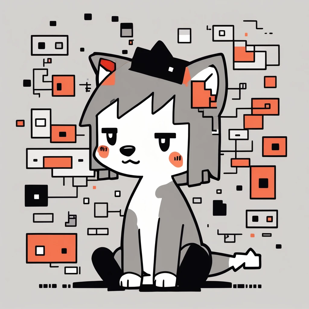 cute little wolf