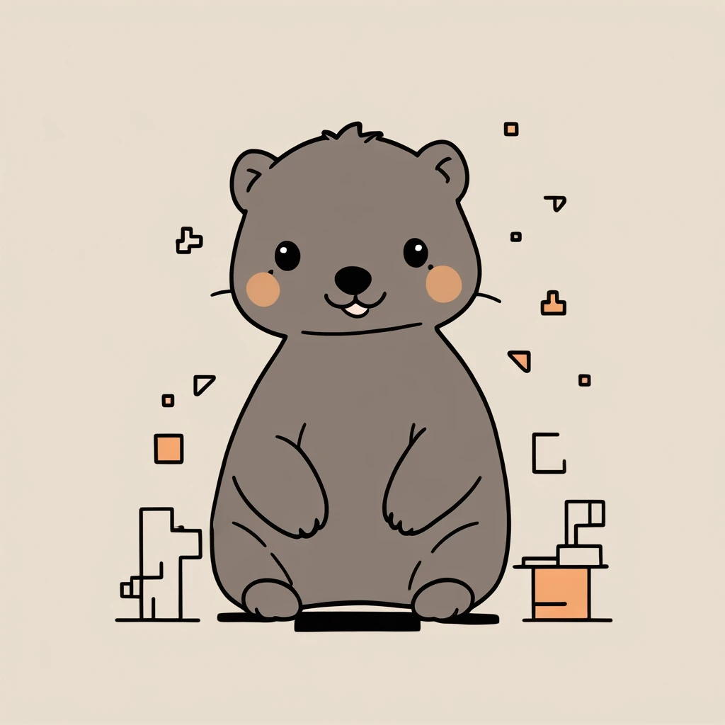 cute little wombat