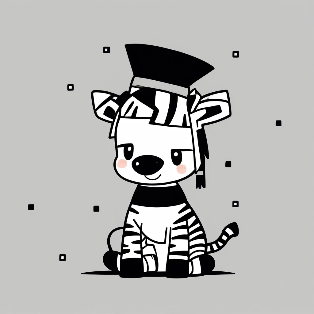 cute little zebra