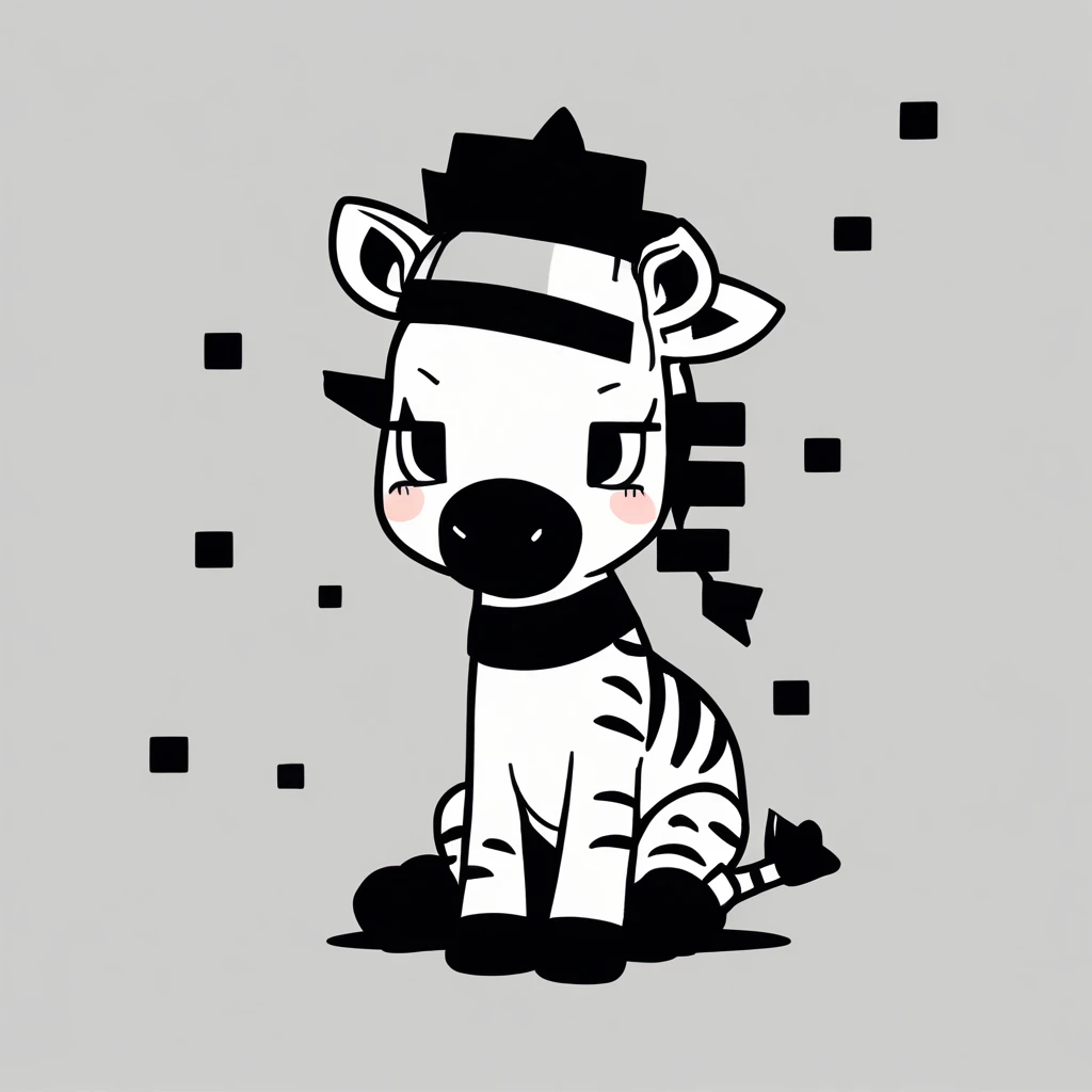 cute little zebra