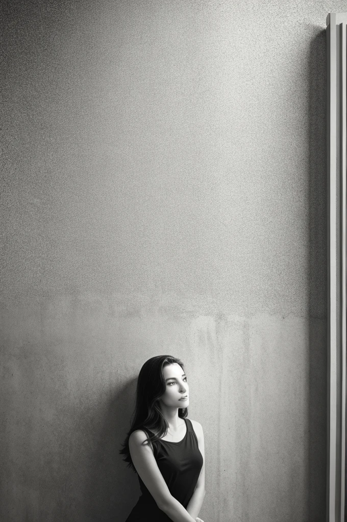 Wall background black and white