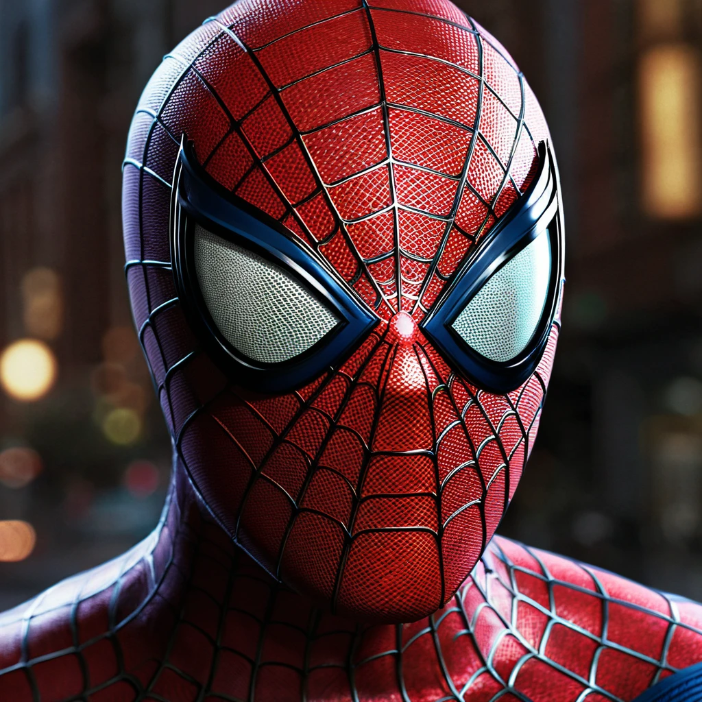 Create a portrait of Spider-Man as monster based on his character, detailed cg, realistic portrait.