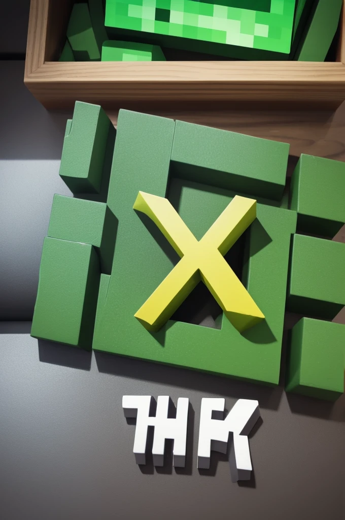 C creates a logo for a Minecraft channel