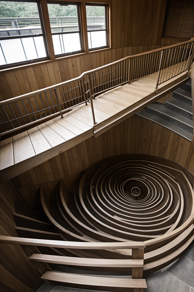 Spiral disabled ramp