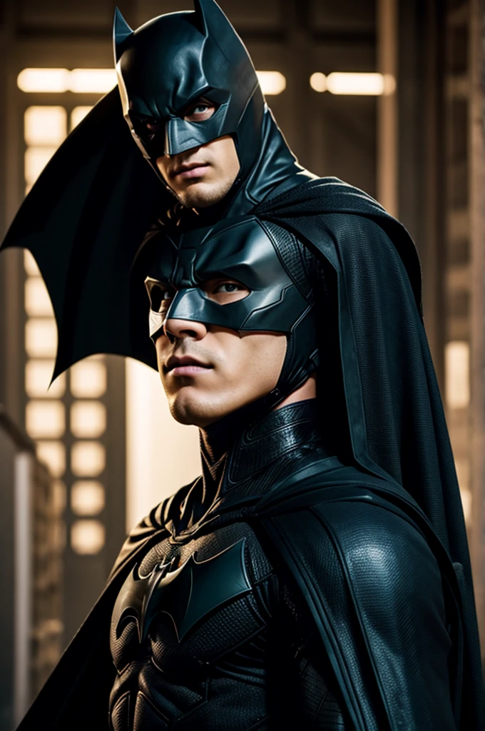 V de bts como Batman