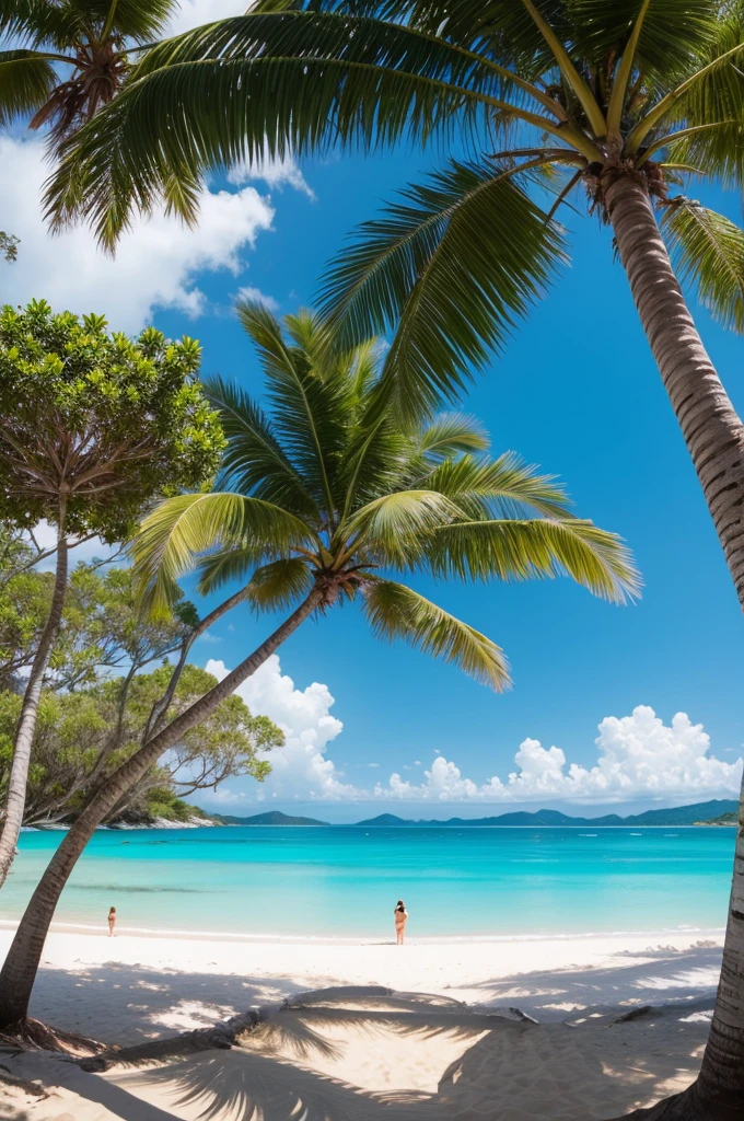 Photo of a very tropical beach