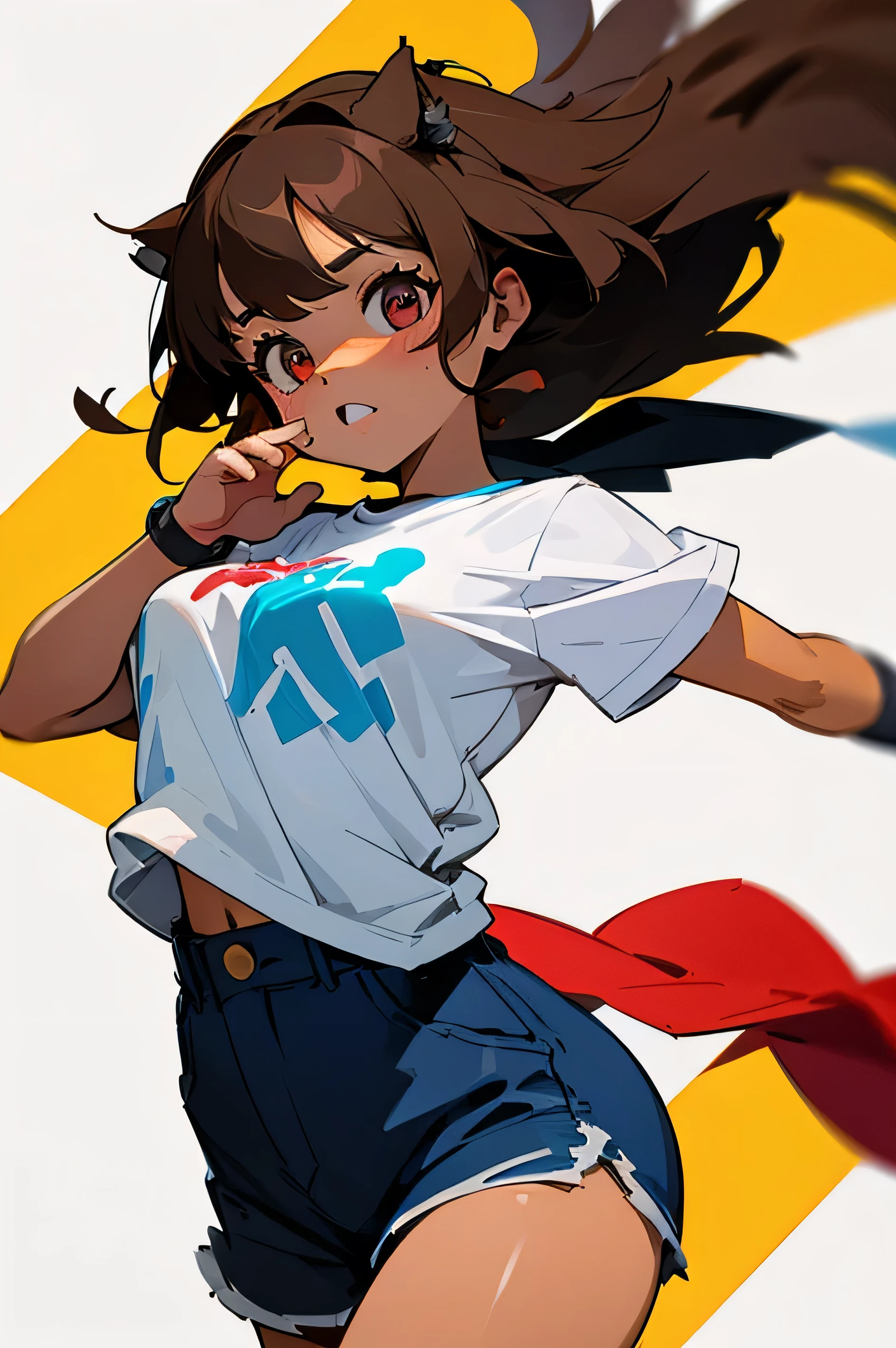 girl half dog