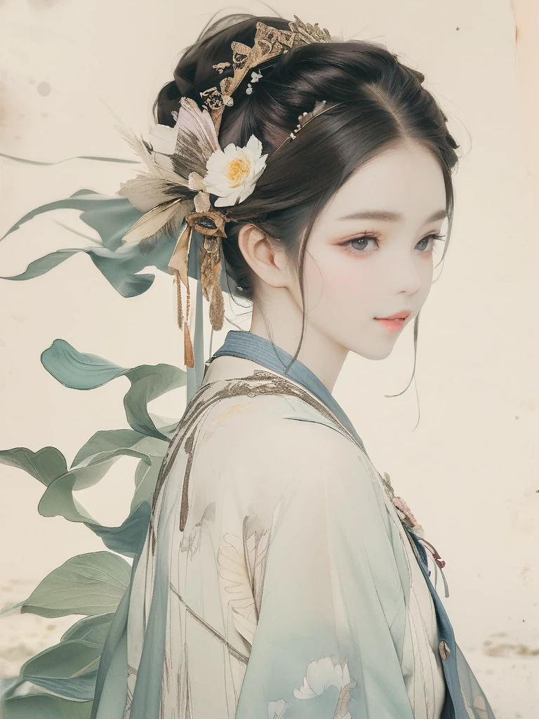 (8K, best quality, masterpiece),watercolor (medium), 1girl, {Practical, original photo, Ultra-fine transparent, image, (Influenced by Yoshitaka Amano's style:1.6)}, Practical Light, Delicate skin, (Beautiful slim woman, 25 years old, Court Knight:1.5), Thin legs, Fine particles, Long white hair, Detailed fingers, Thin, ??????? expression, Dynamic and sexy pose, (Huge breasts:1.4), (Long skirt, Long red cape, boots:1.2),(Arcadia, Flower Storm, Many flowers:1.8), Unobscured,Beautiful scenery, (Flowers, Wind and Moon:1.5).