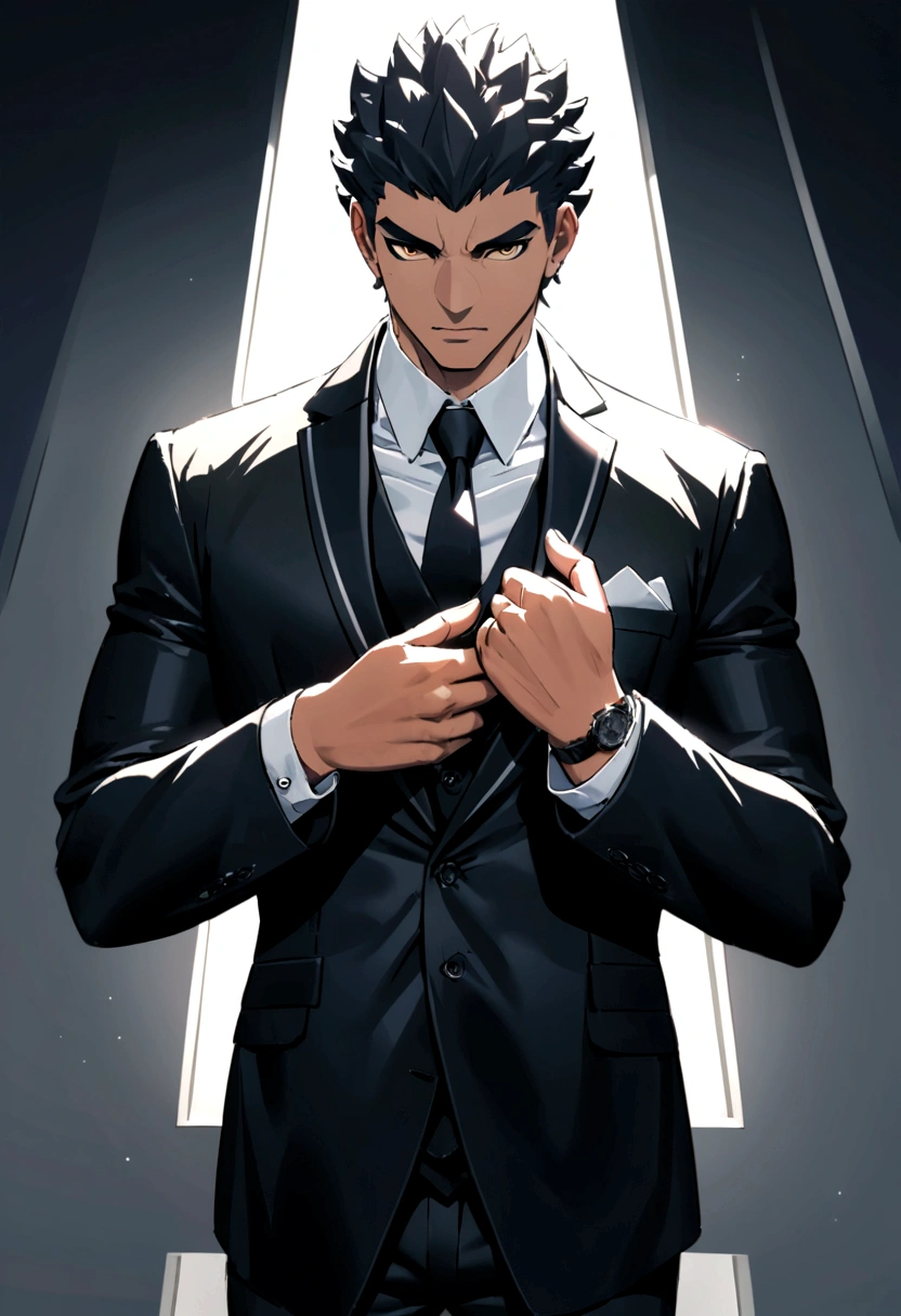 sharp man in suit adjusting tie in dark, vestindo um terno and a tie, wearing suit and tie, Detalhe do assunto: vestindo um terno, wearing a suit and tie, wearing suit de negócios, wearing a business suit, wearing suit, wearing robes and ties, suit and tie, vestindo um terno, wearing a formal suit, wearing suit preto