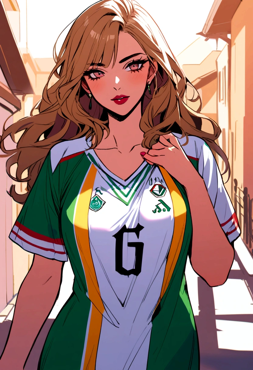 Jordan Bardella with Algerian jersey