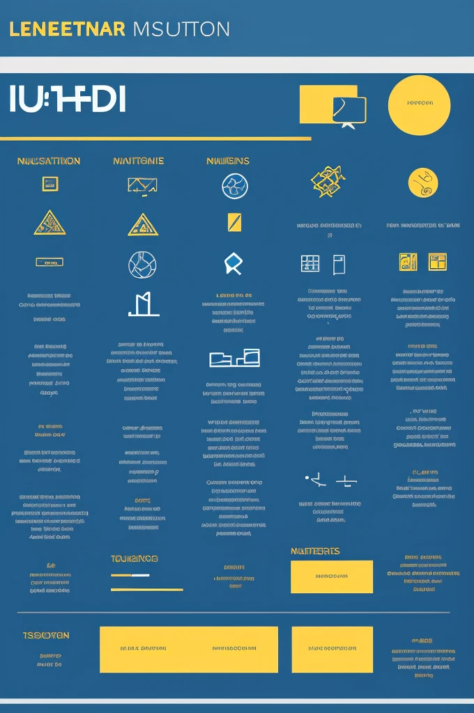 I want a photo for the LinkedIn cover with yellow and blue tone, having several different chart types, numbers and mathematical signs with a technological touch
