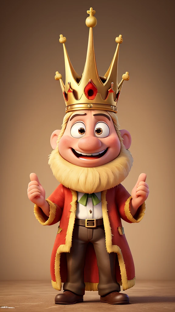 boasts about being the king."