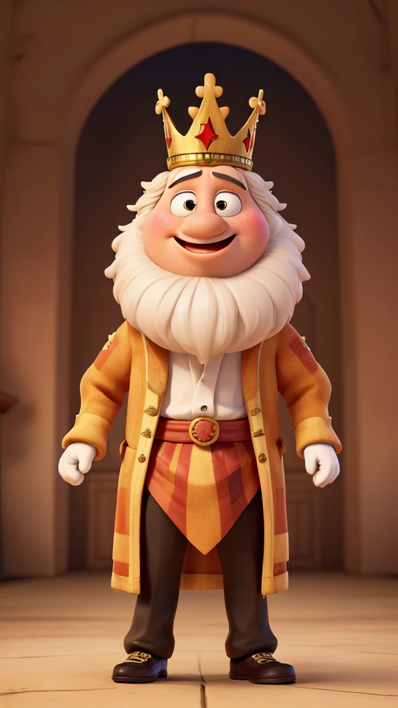 boasts about being the king."