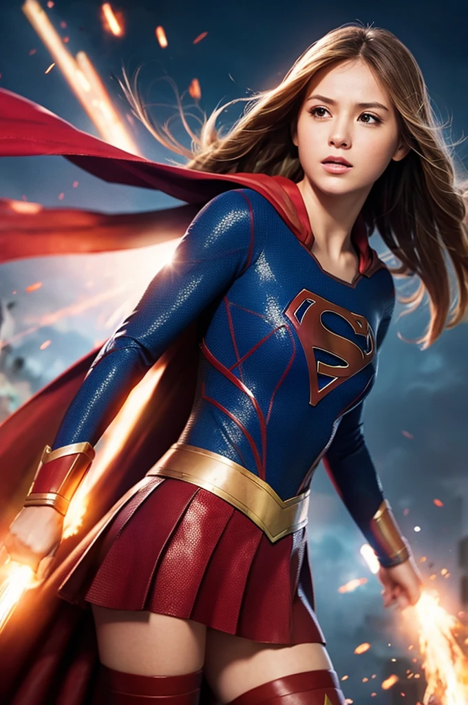 Bullet-deflecting Supergirl