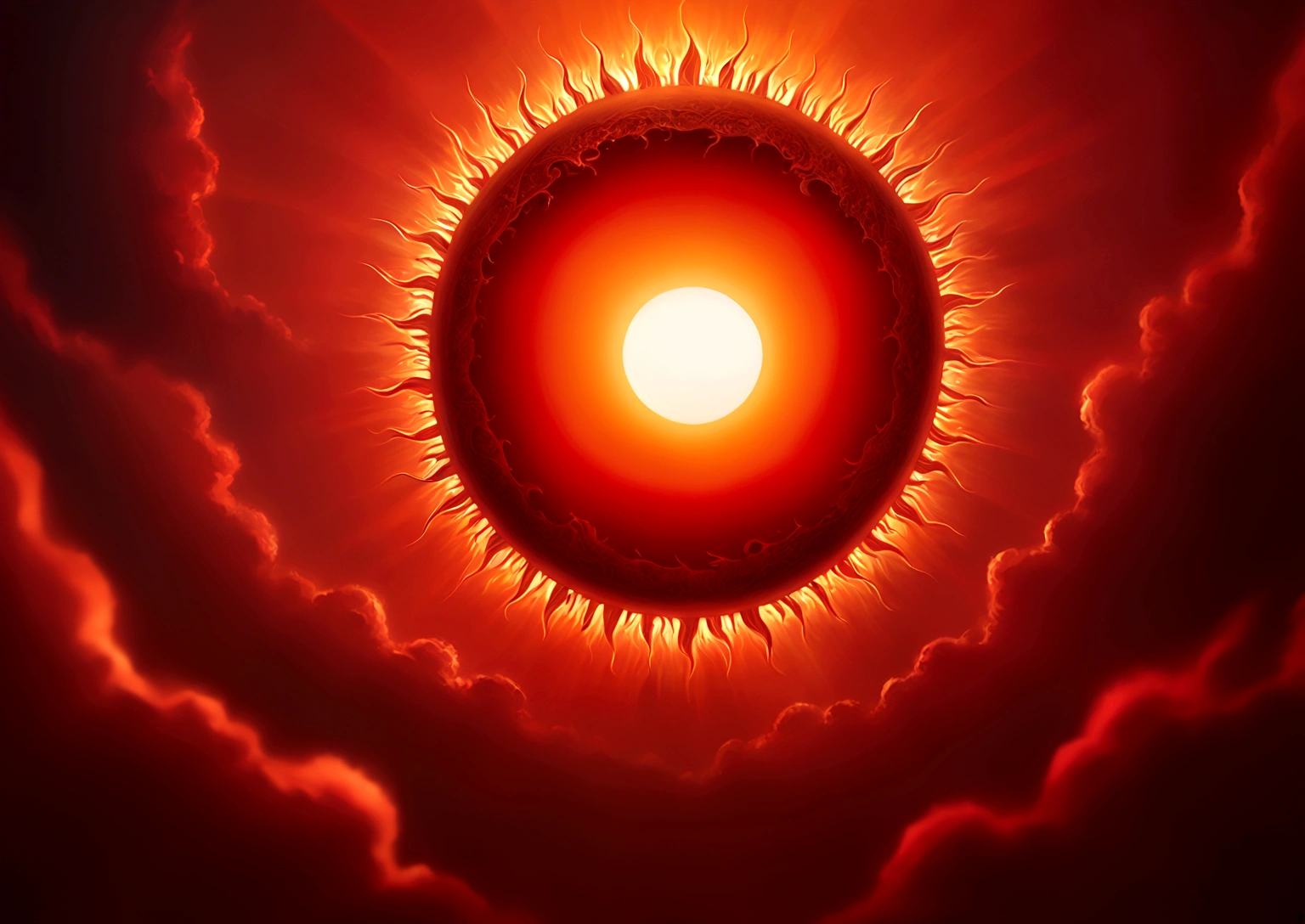 background, never seen before, Perfection, divine work, that captures attention, The sun is red, (digitalpainting, conceptual artwork, Soft, sharp focus, details Intricate, close up, work of art: 1.2)