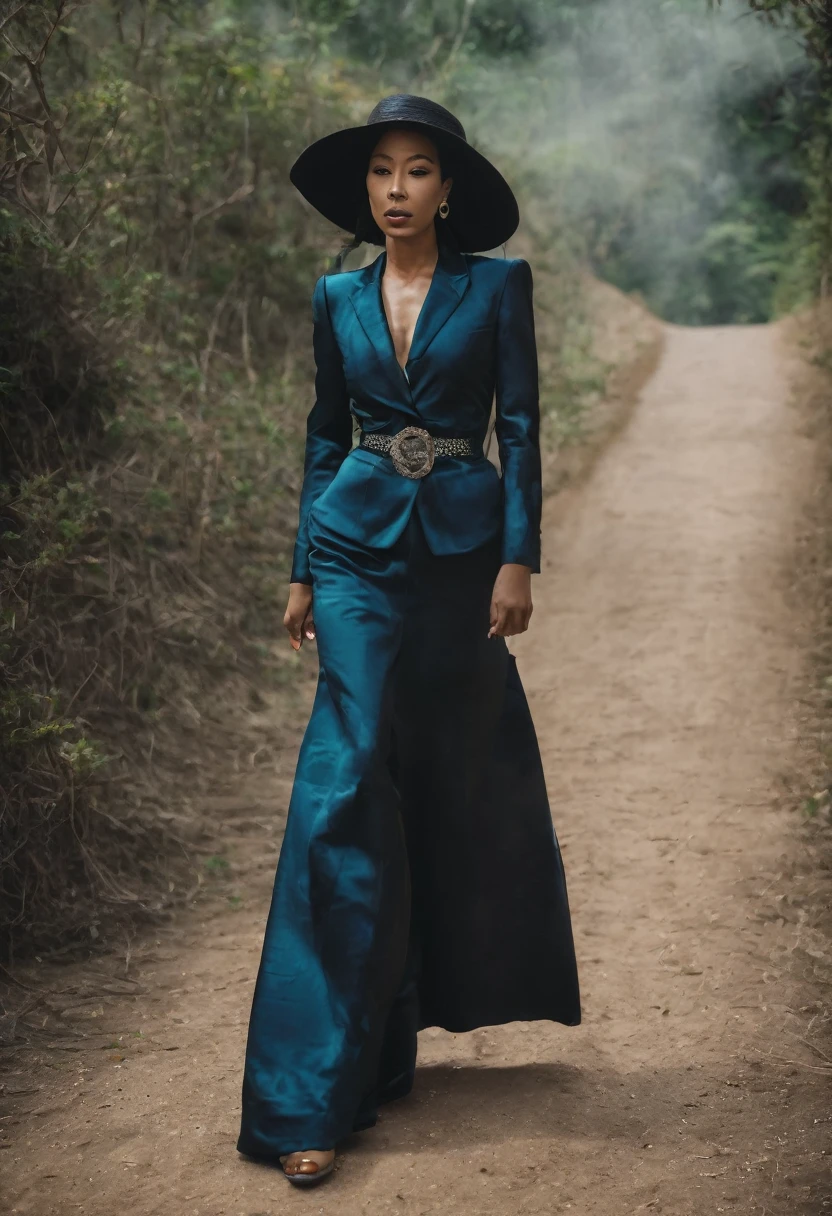 a woman