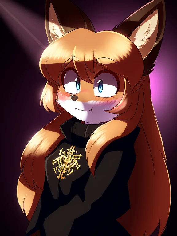 best quality,best resolution,(fluffy anthro furry :1.6),light yellow fox girl,small breasts,light yellow hair,long hair,wavy hair,light yellow fur,glasses,heart necklaces,white strapless with flower embroidery,Bottomless, pussy focus, beautiful public park,among the crowd,looking at viewer,full face blush,sexy face,smile,heart eyes,heart expression eyes,upper body only,open mouth,sexy pose,front view,armpits fur